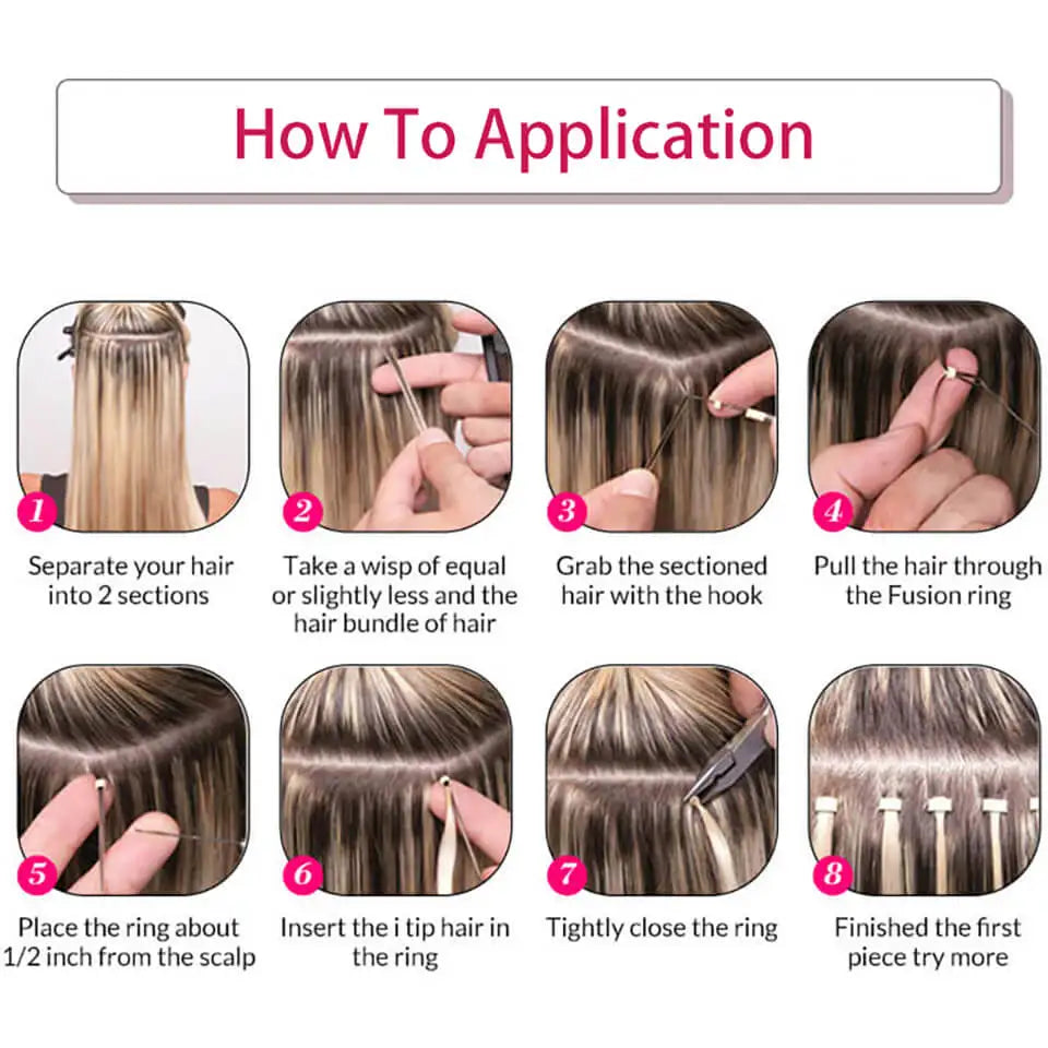 Tip Hair Extension Real Remy Human Hair Straight Keratina Tip Fusion Human Hair Extensions 12-24Inch