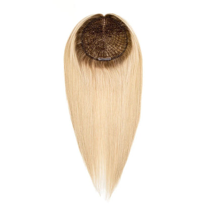 Women's PE Line Wig Premium Hand tied Topper For Women 100% Chinese Cuticle Remy Virgin Human Hair Topper 120% Density