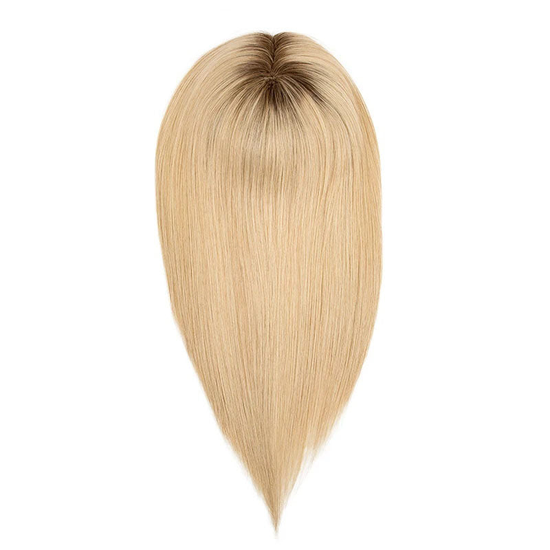 Women's PE Line Wig Premium Hand tied Topper For Women 100% Chinese Cuticle Remy Virgin Human Hair Topper 120% Density