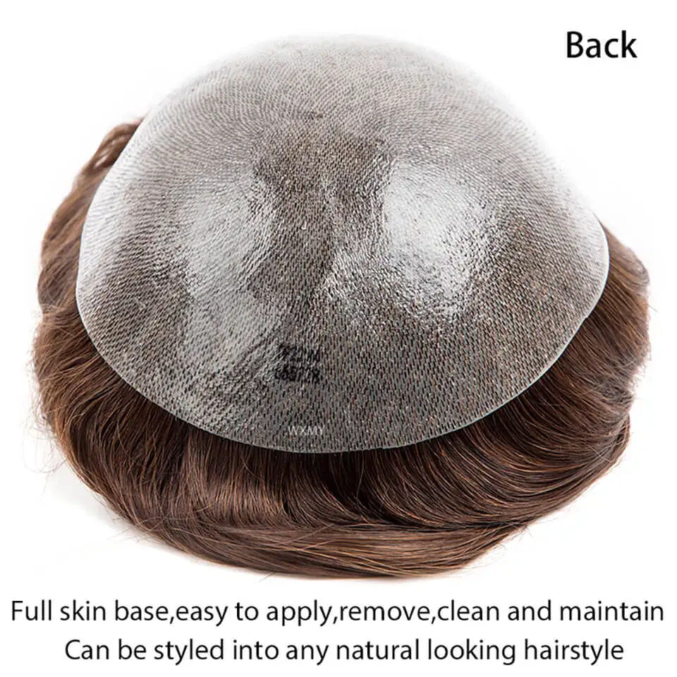 Durable Knotted Skin Base Hair Toppers For Women Long Straight Women Topper 100% Chinese Culticle Remy Human Hair Wigs Hairpiece 120% Density